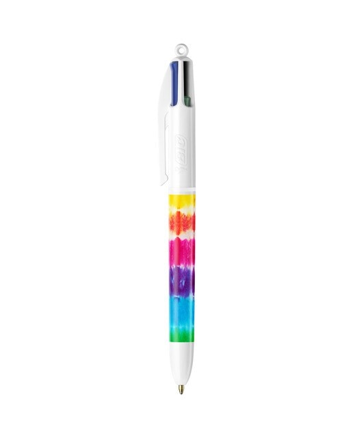 Bolígrafos Caja Metálica de Seis 4Colores  Collection con Diseños Botanical y Tie Dye Bic 2