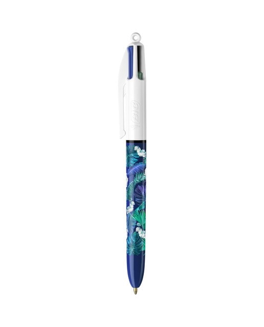 Bolígrafos Caja Metálica de Seis 4Colores  Collection con Diseños Botanical y Tie Dye Bic 4