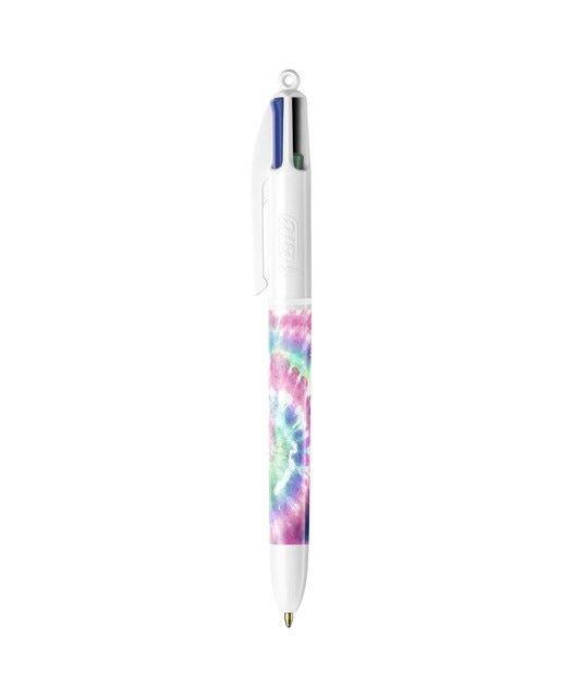 Bolígrafos Caja Metálica de Seis 4Colores  Collection con Diseños Botanical y Tie Dye Bic 6