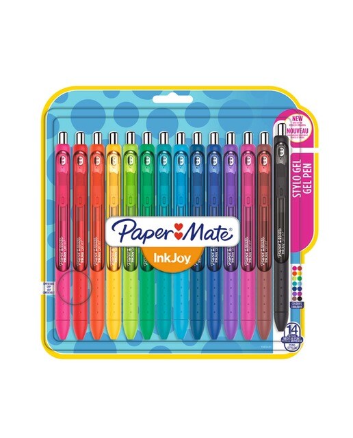 Set de 14 bolígrafos inkJoy gel RT Papermate multicolor Multicolor-1