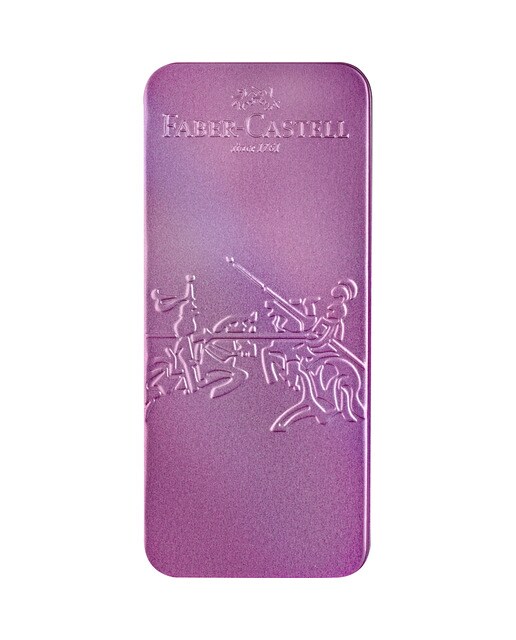 Conjunto de Presente de Caneta Esferográfica e Caneta de Aparo Grip 2010 Edição GLAM - Violeta Violeta-2