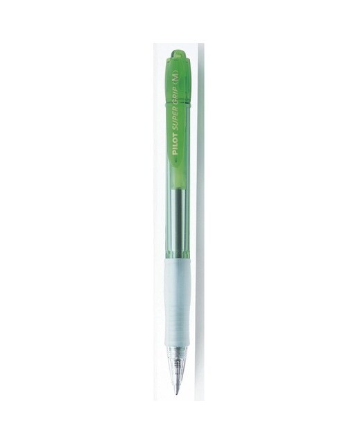 Caneta Esferográfica Super Grip - Preto Verde néon-1