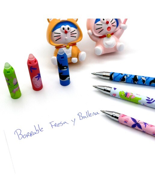 Bolígrafo de gel borrable 0,5mm azul M&G Multicolor-2