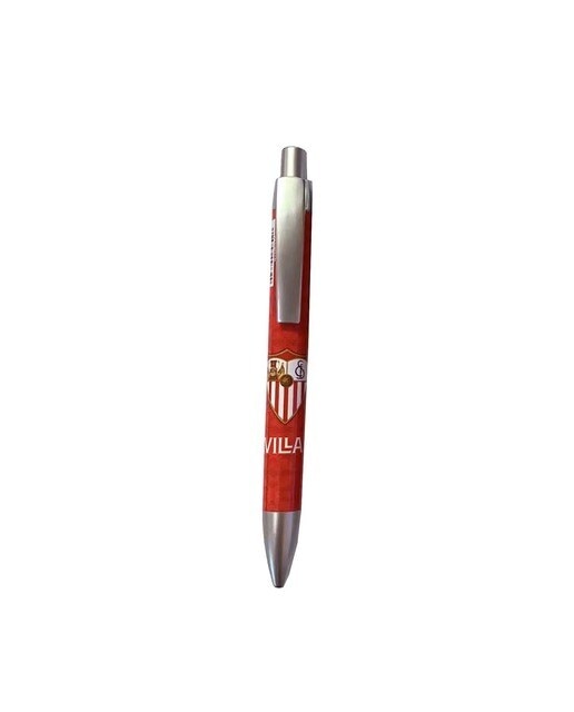Caneta Esferográfica Básica Sevilha FC - Branco e Vermelho Vermelho / Branco-1