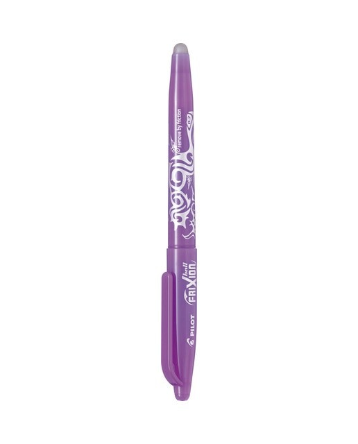 Bolígrafo de tinta borrable por fricción Frixion Ball Pilot color purpura Púrpura-1