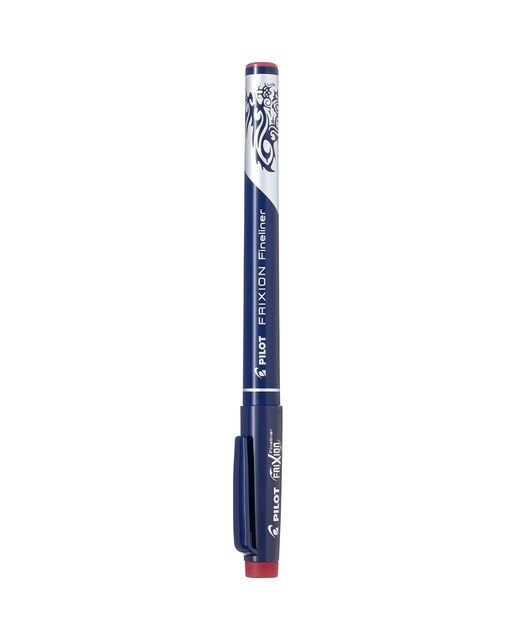 Caneta Esferográfica de Tinta de Fibra Apagável por Fricção Frixion Fineliner - Vermelho Vermelho-1