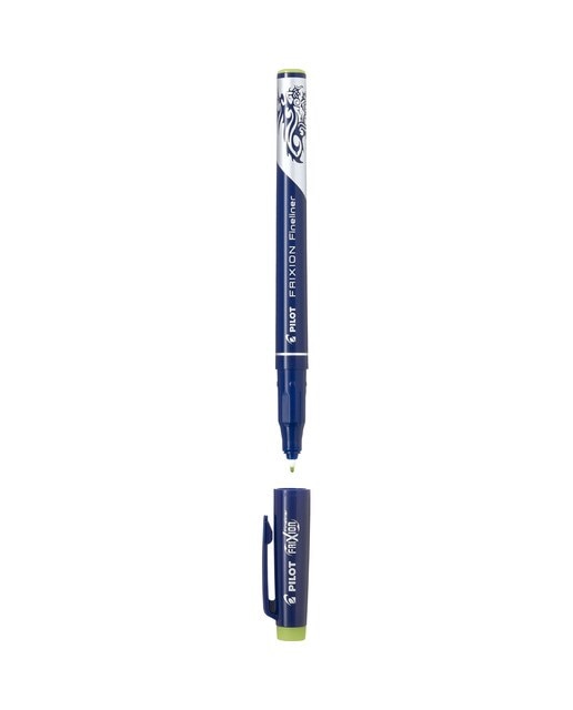 Caneta Esferográfica de Tinta de Fibra Apagável por Fricção Frixion Fineliner - Verde-Lima Lima-2