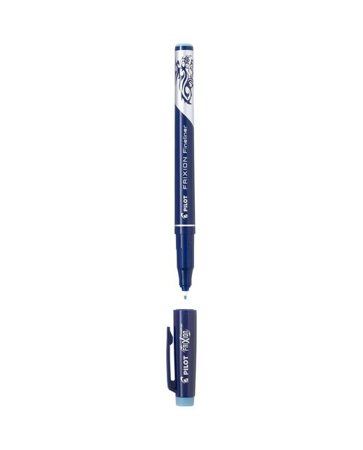 Caneta Esferográfica de Tinta de Fibra Apagável por Fricção Frixion Fineliner - Azul-Celeste Azul Céu-2