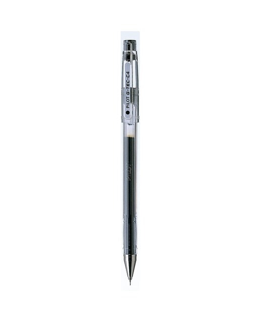 Caneta Esferográfica Ponta de agulha Extrafina de Tinta de Gel G-Tec C4 - Preto Preto-1