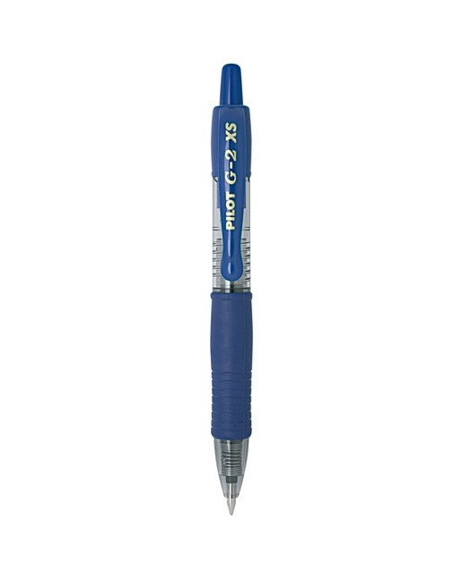Caneta Esferográfica Retráctil e Tamanho Reduzido com Tinta de Gel G-2 Pixie - Azul Azul-1