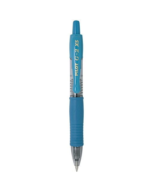 Imagem 0 de Caneta Esferográfica Retráctil e Tamanho Reduzido com Tinta de Gel G-2 Pixie - Azul-claro