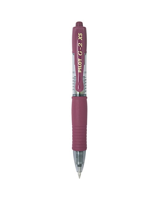 Caneta Esferográfica Retráctil e Tamanho Reduzido com Tinta de Gel G-2 Pixie - Bordeaux Bordeaux-1