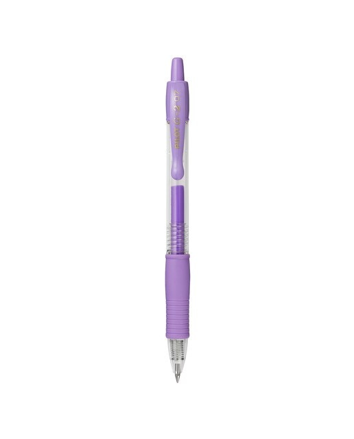 Bolígrafo retráctil con tinta de gel G-2 Pilot pastel violeta Violeta-1