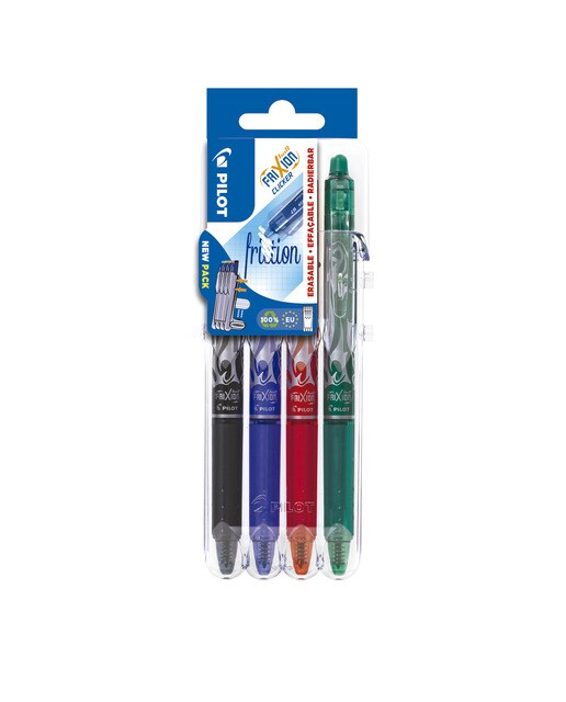 Set de 4 unidades Frixion Clicker Pilot multicolor 1