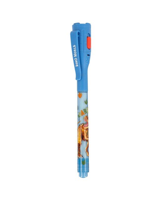 Caneta secreta Dino World com luz LED 3