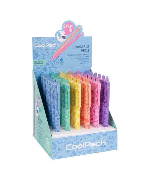 Esferográficas apagáveis em pastel Coolpack Sortido-2