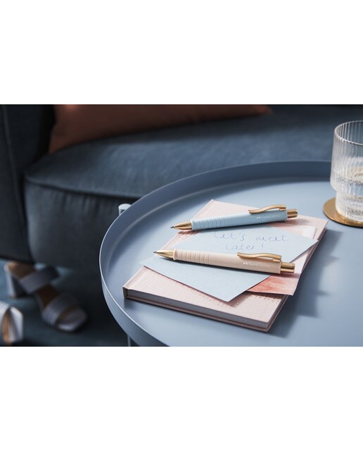 Esferográfica Poly Ball XB Edition sweet Faber-Castell rosa claro Rosa-pálido-4