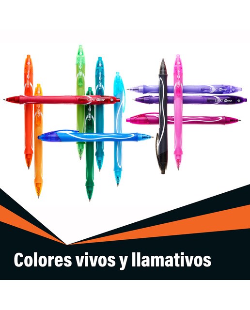 Bolígrafo gel Quick Dry BIC 3 unidades 4