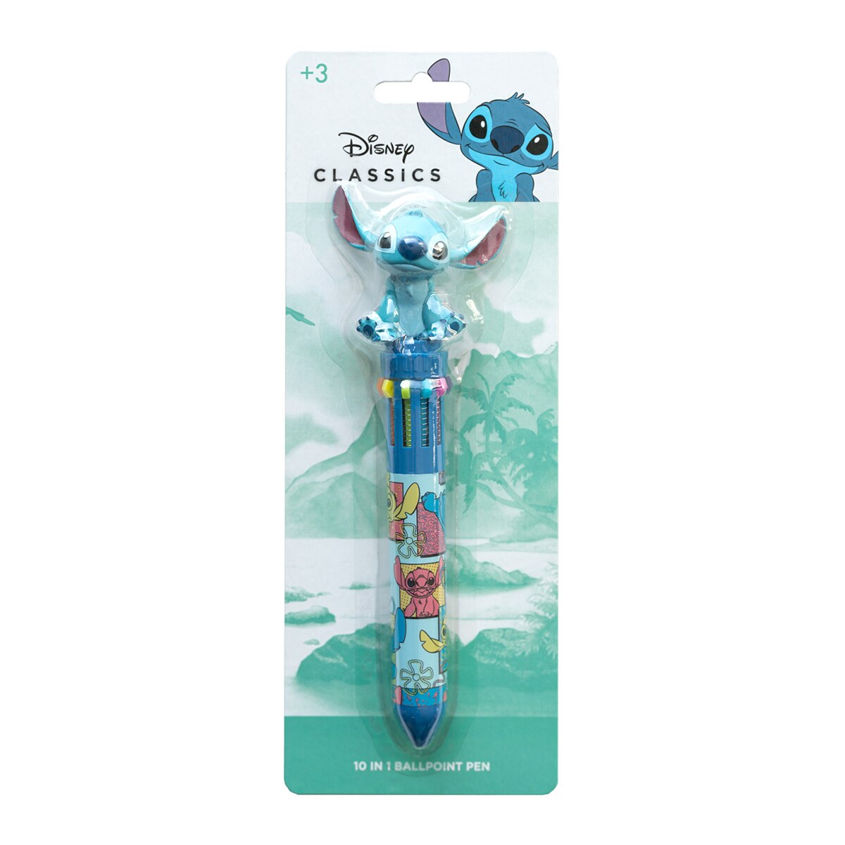 Bolígrafo 3D 10 colores Disney Stitch Erik azul Azul / Rosa-1