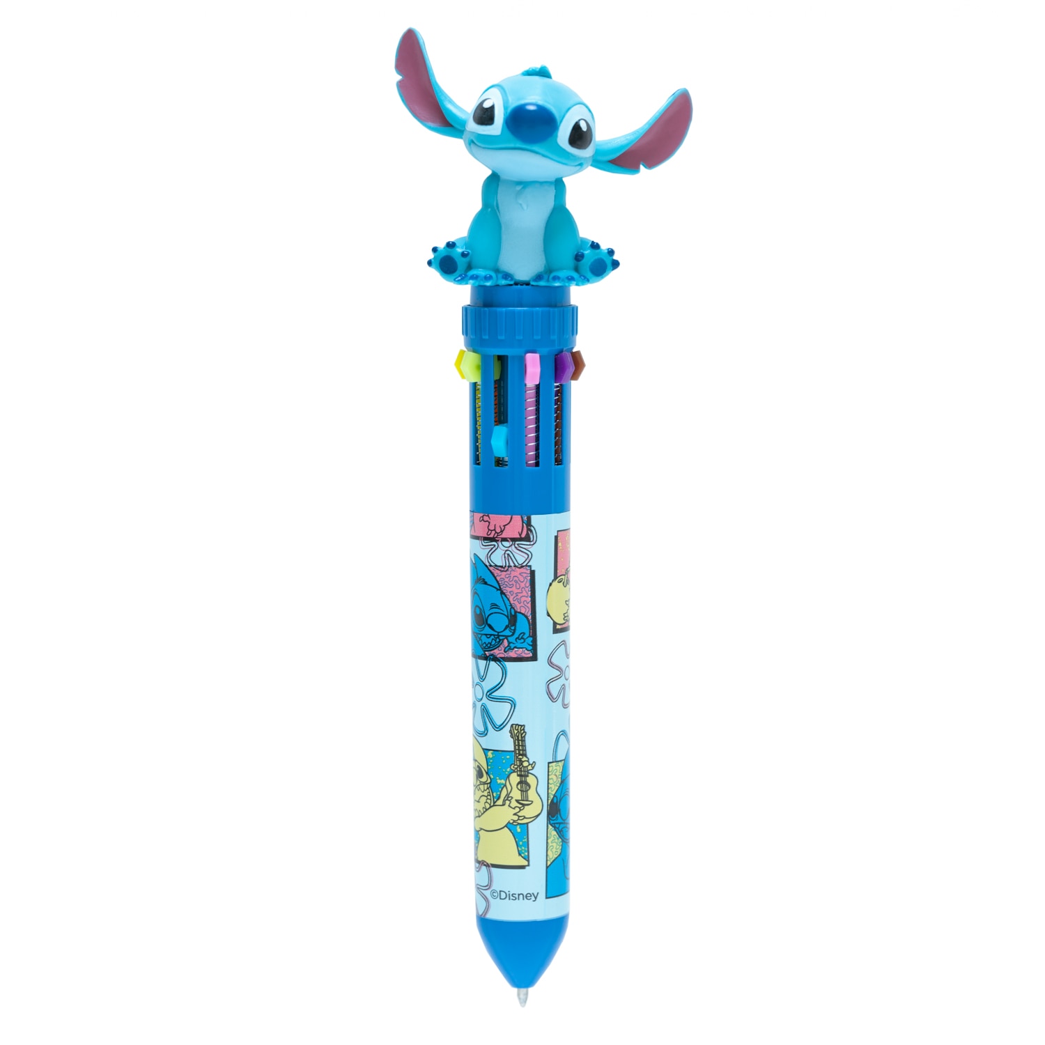 Bolígrafo 3D 10 colores Disney Stitch Erik azul Azul / Rosa-3