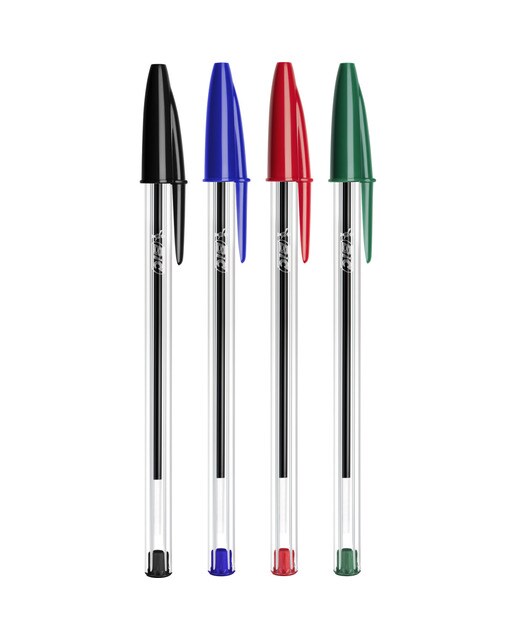 Bolsa 27 unidades de bolígrafos cristal original BIC Multicolor-2