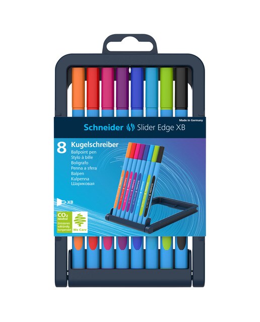 Imagen 0 de Slider Edge XB 8 bolígrafos Schneider colores básicos