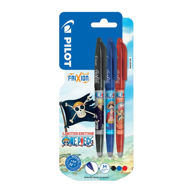 Imagen 0 de Bolígrafo retráctil Borrable Frixion Ball Pilot azul, negro y rojo + portaminas