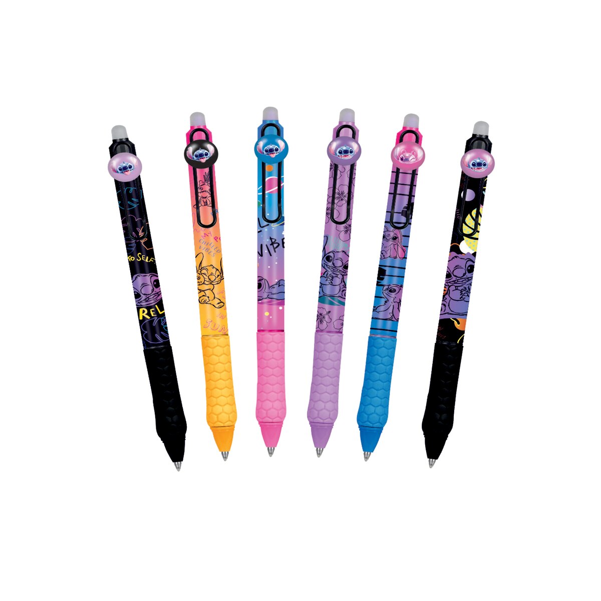 Bolígrafo tinta borrable Stitch Black Coolpack 2