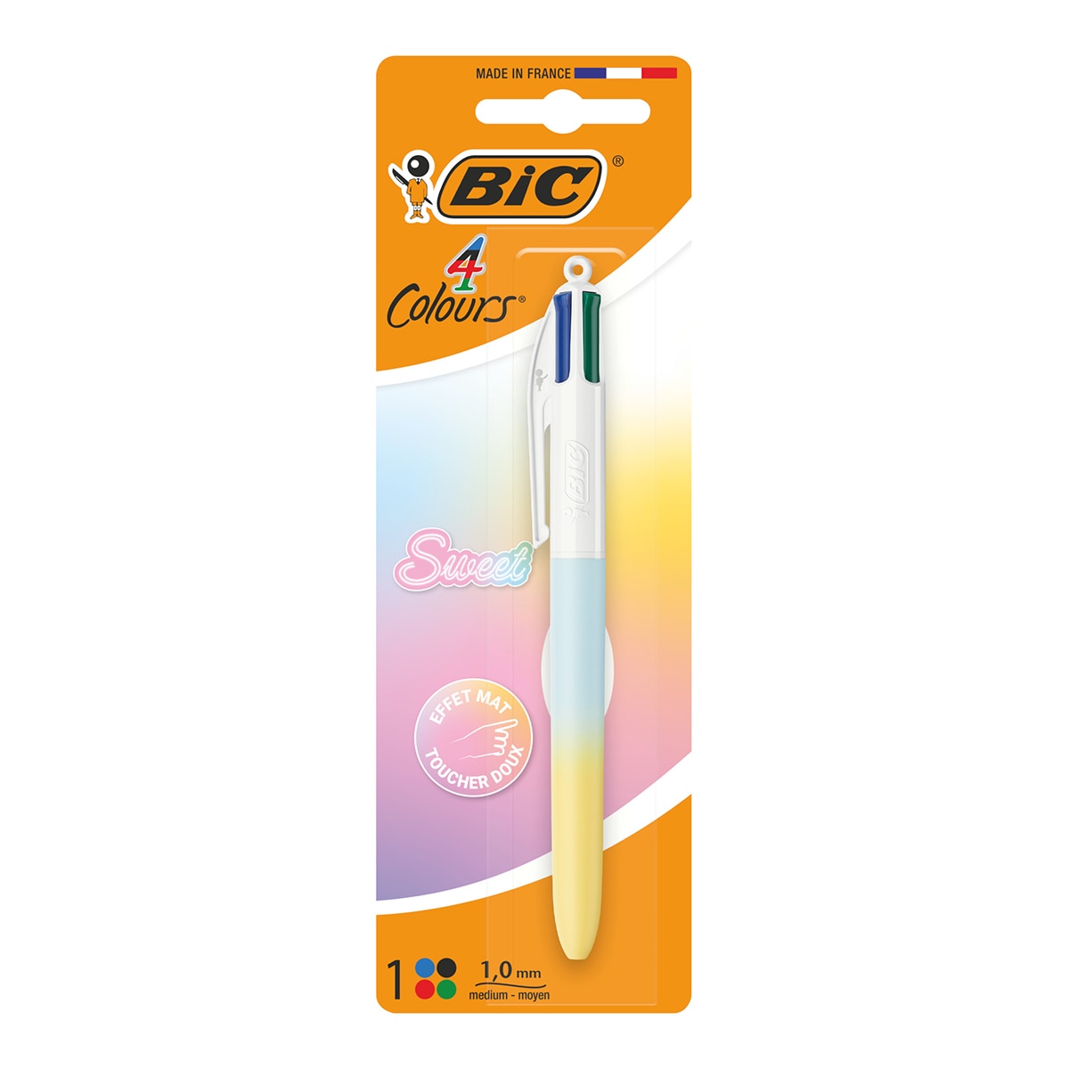 Bolígrafo 4 Colores Sweet BIC 1 unidad Multicolor-1