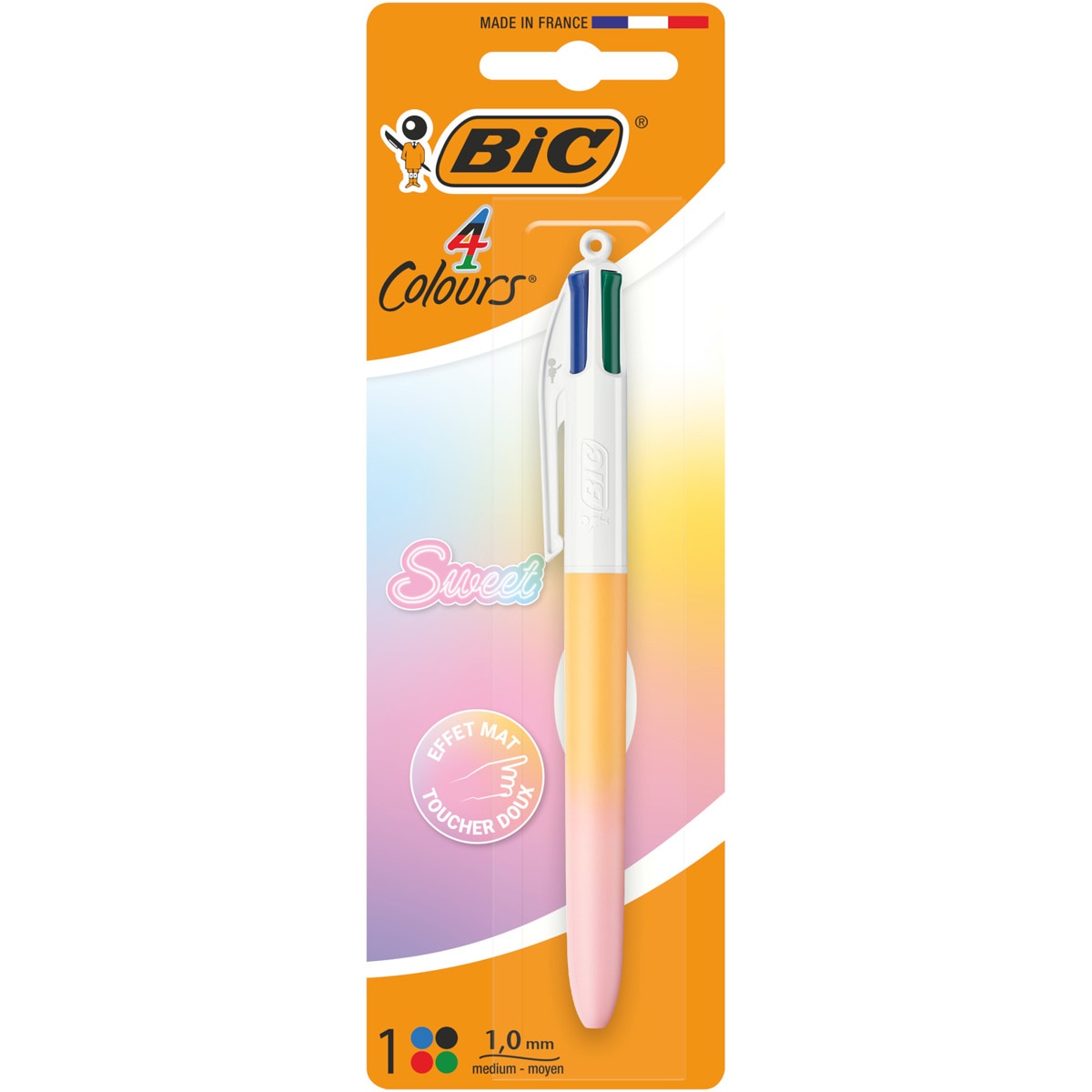 Bolígrafo 4 Colores Sweet BIC 1 unidad Multicolor-2
