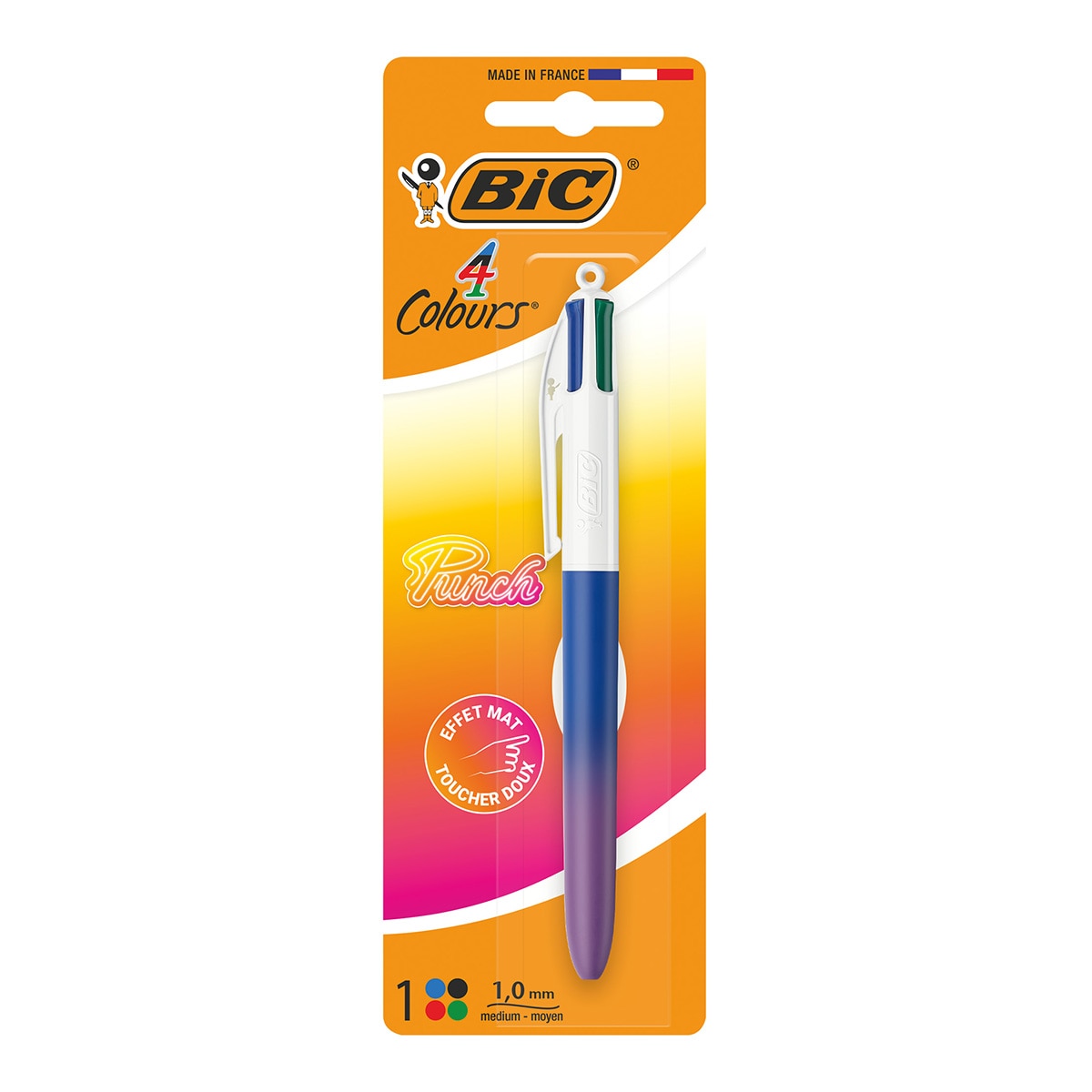 Bolígrafo 4 Colores Punch BIC 1 unidad Multicolor-1