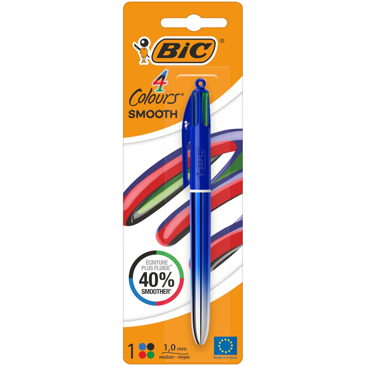 Esferográfica 4 Cores Smooth 1 unidade Multicolor-2