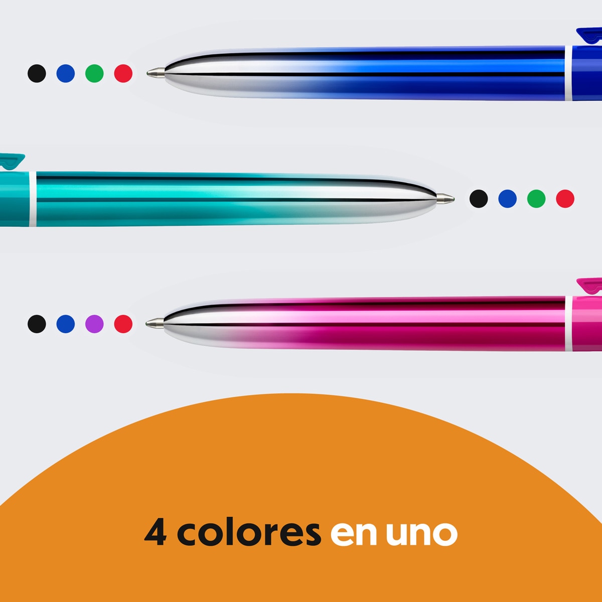 Esferográfica 4 Cores Smooth 1 unidade Multicolor-3