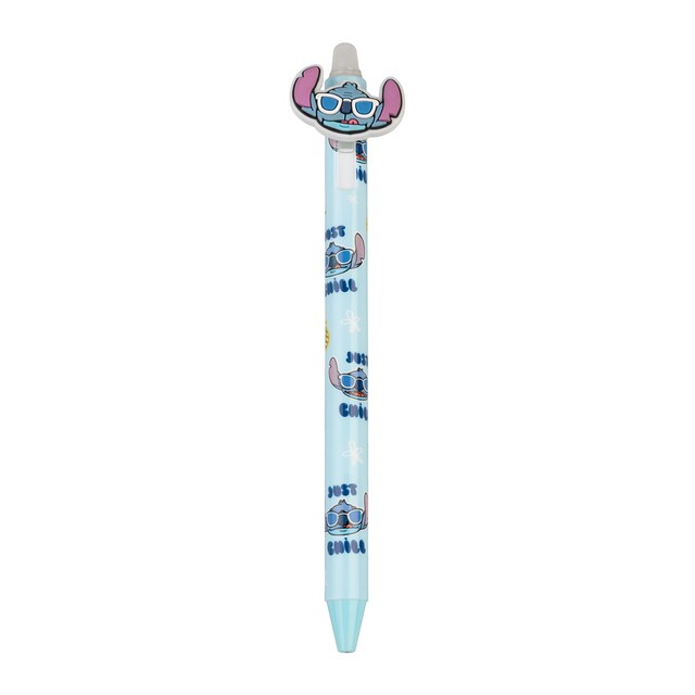 Imagen 0 de Bolígrafo de gel borrable con topper Disney Stitch Tropical 4 Erik azul