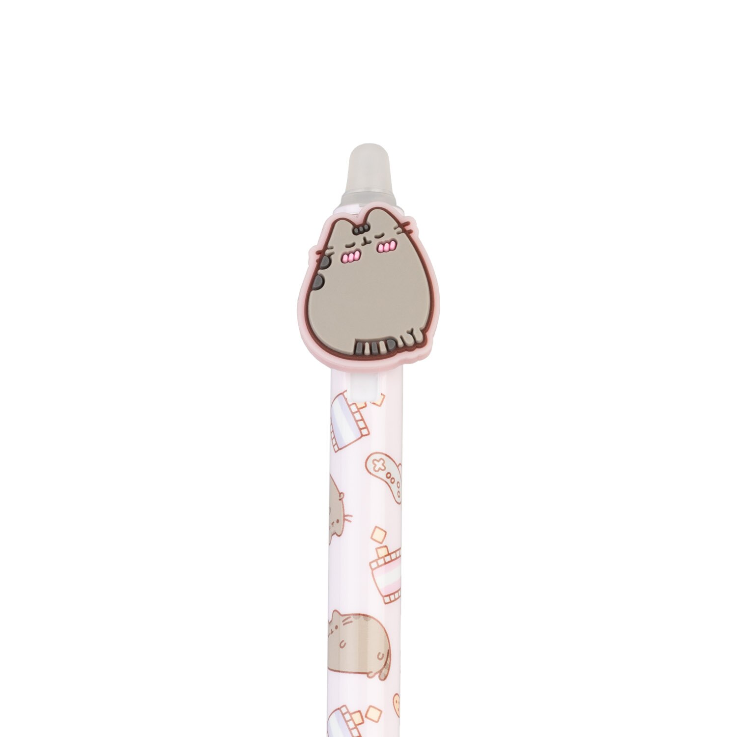 Caneta Gel Apagável com Topper Pusheen Moments 2 - Rosa Rosa / Cinzento-2