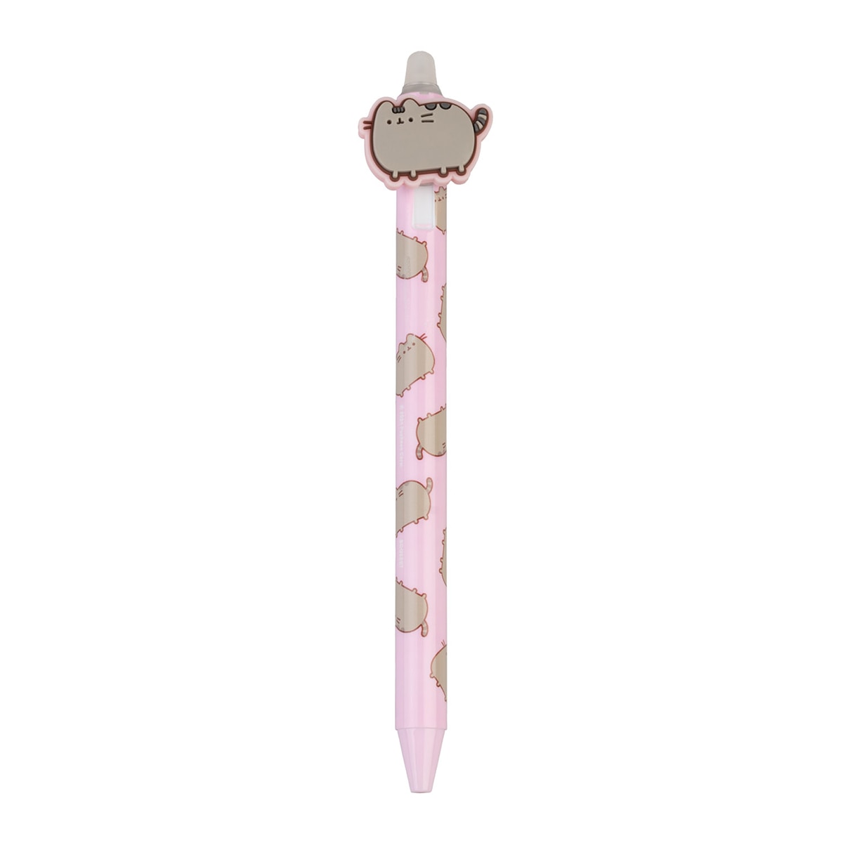 Caneta Gel Apagável com Topper Pusheen Moments 3 - Rosa Rosa / Cinzento-1