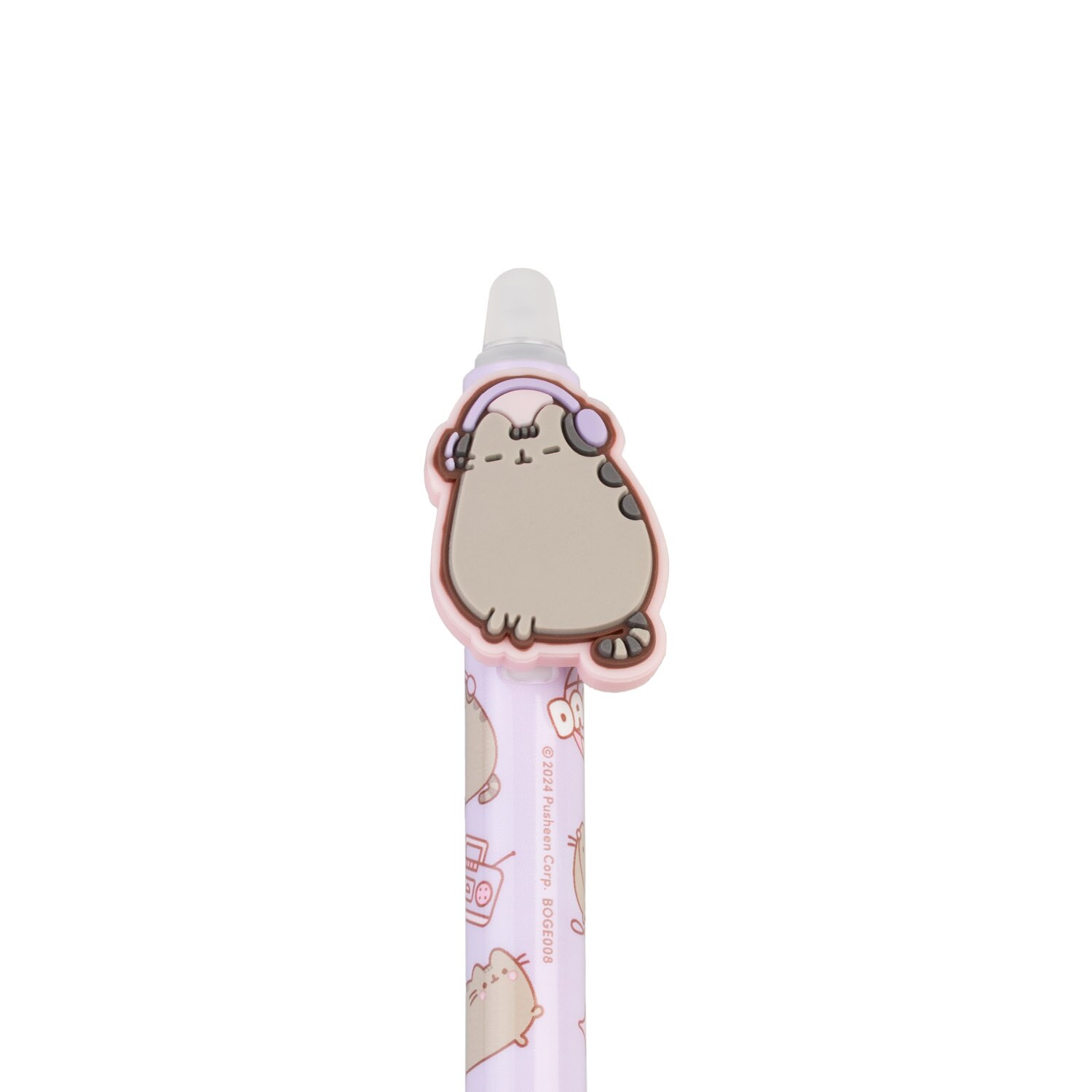 Bolígrafo de gel borrable con topper Pusheen Moments 4 Erik lila Lila-2