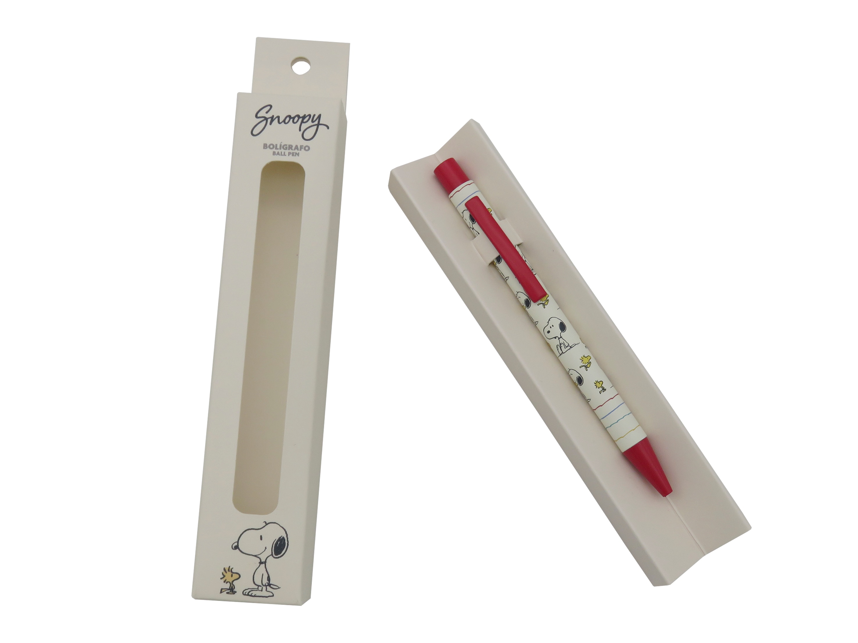 Esferográfica Snoopy em Metal Bordeaux-2