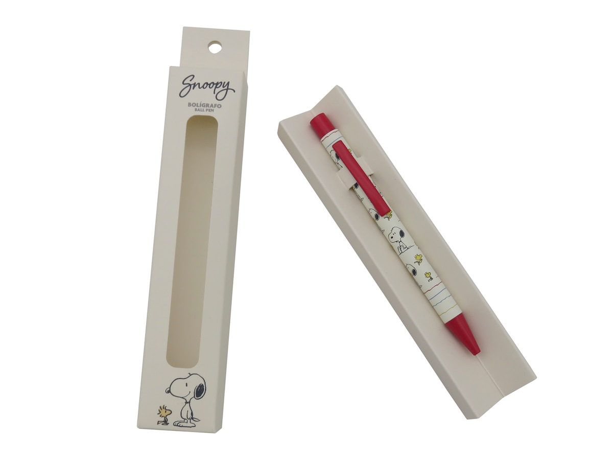 Boligrafo metal juvenil Snoopy CyP Brands burdeos Burdeos-2