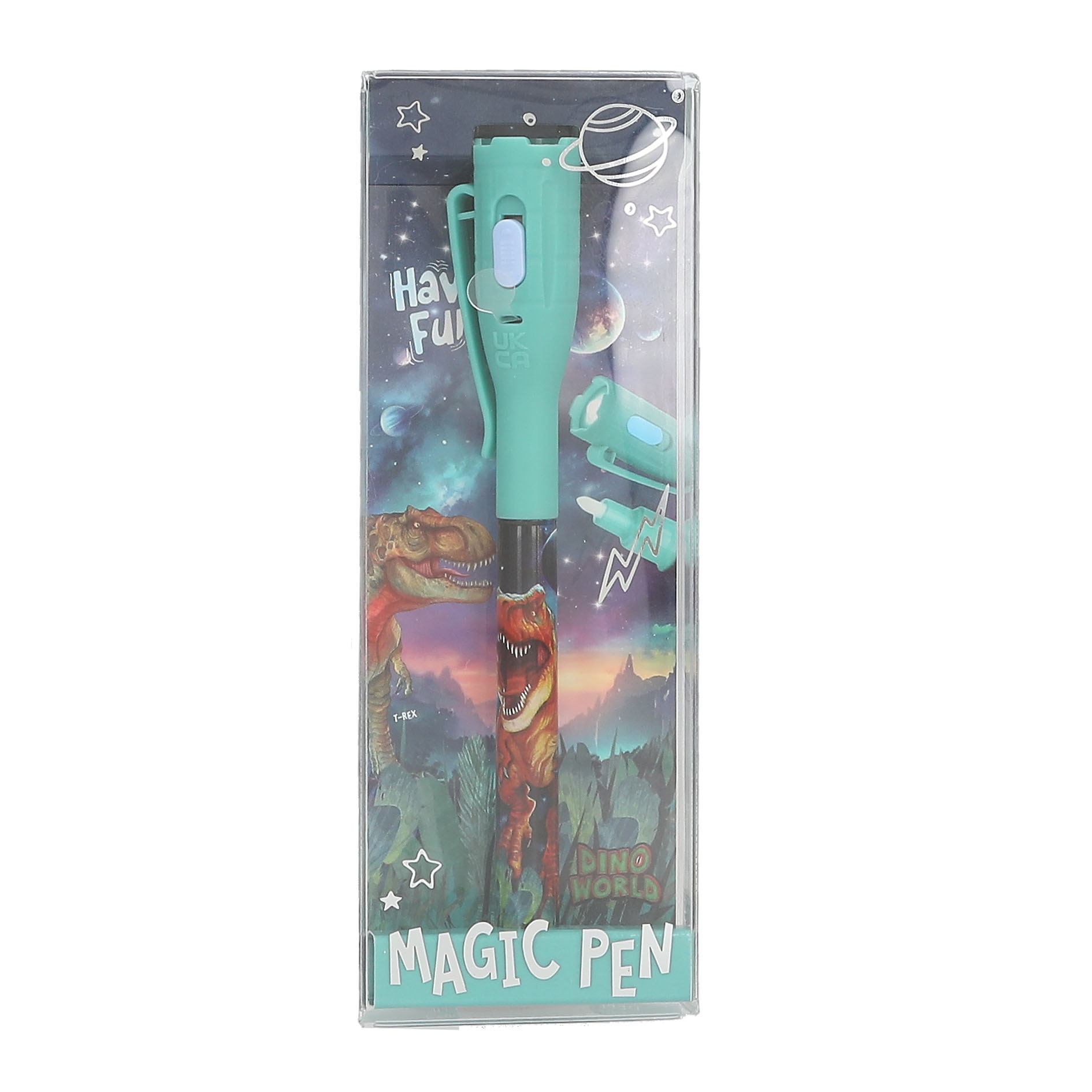 Caneta Secreta com Luz LED Dino World 3