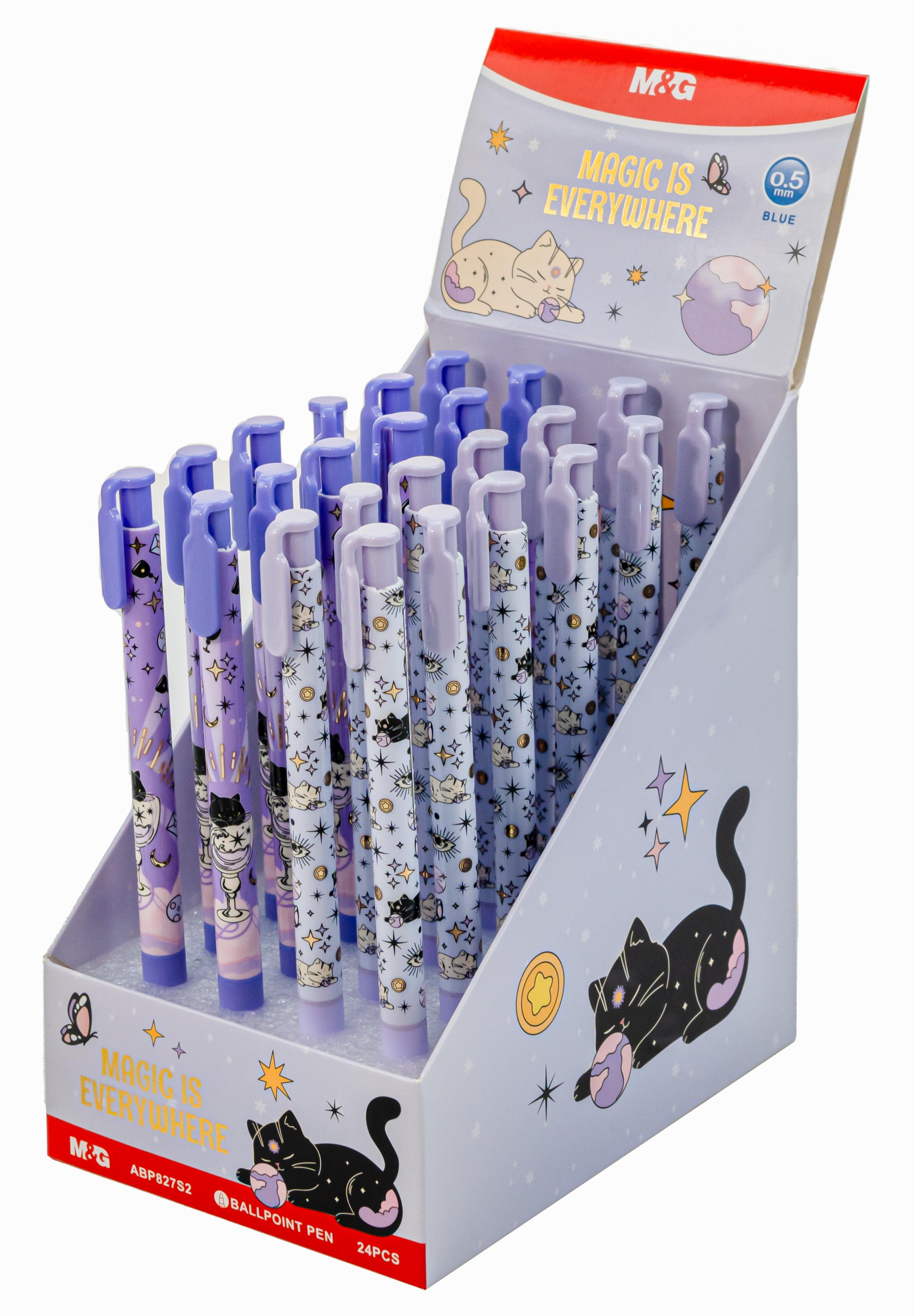 Imagem 0 de Magic Kittens Fina Caneta 0,5 Mm Azul M&G