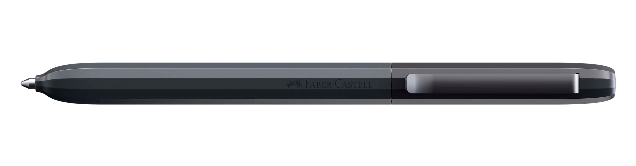 Bolígrafo AVORI con funda regalo Faber-Castell negro Negro-2
