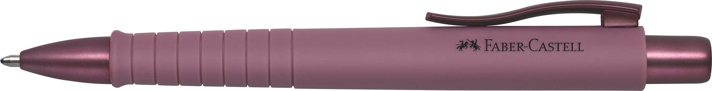 Bolígrafo Poly Ball Urban edición limitada Faber-Castell color burdeos. Burdeos-2