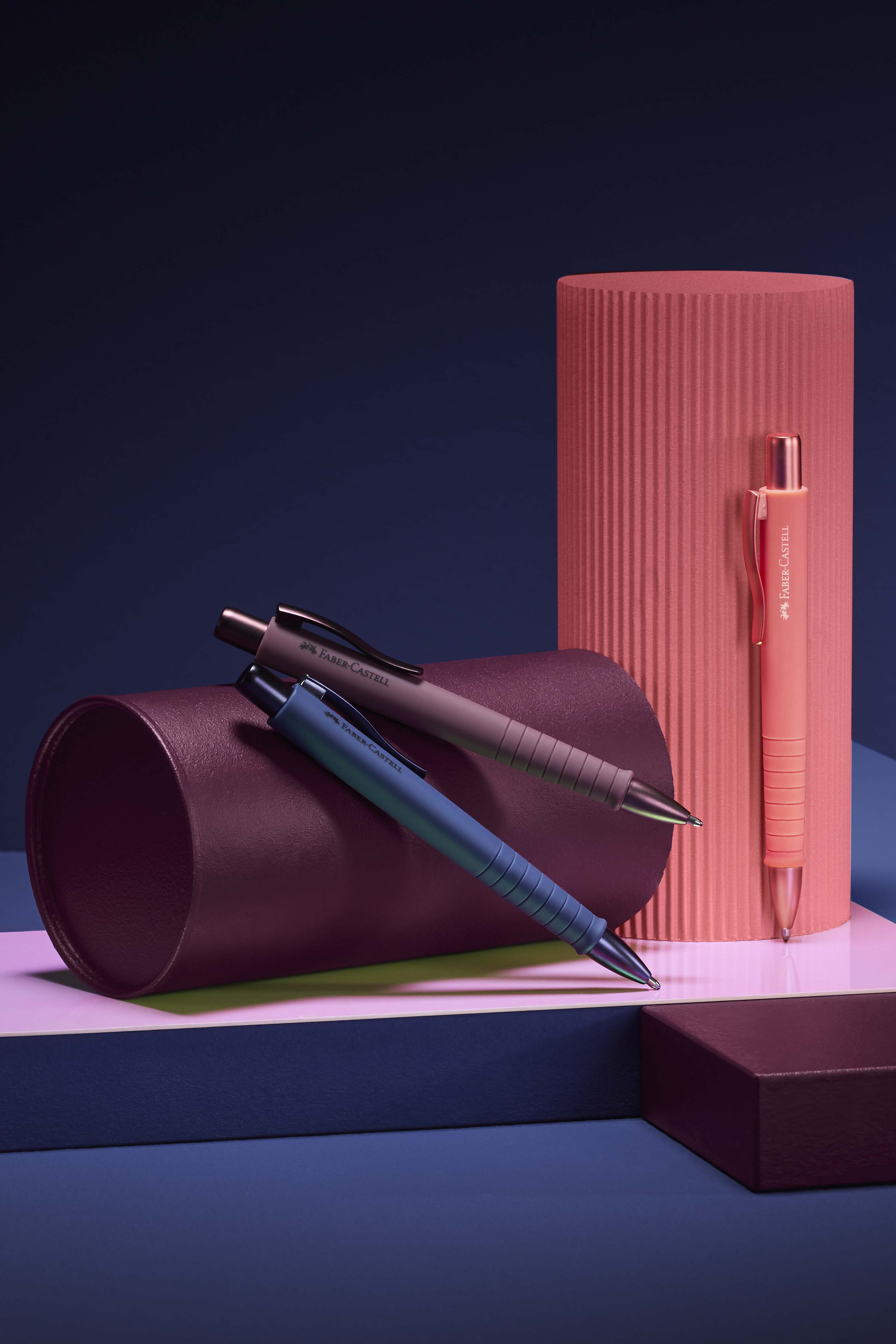 Bolígrafo Poly Ball Urban edición limitada Faber-Castell color burdeos. Burdeos-3
