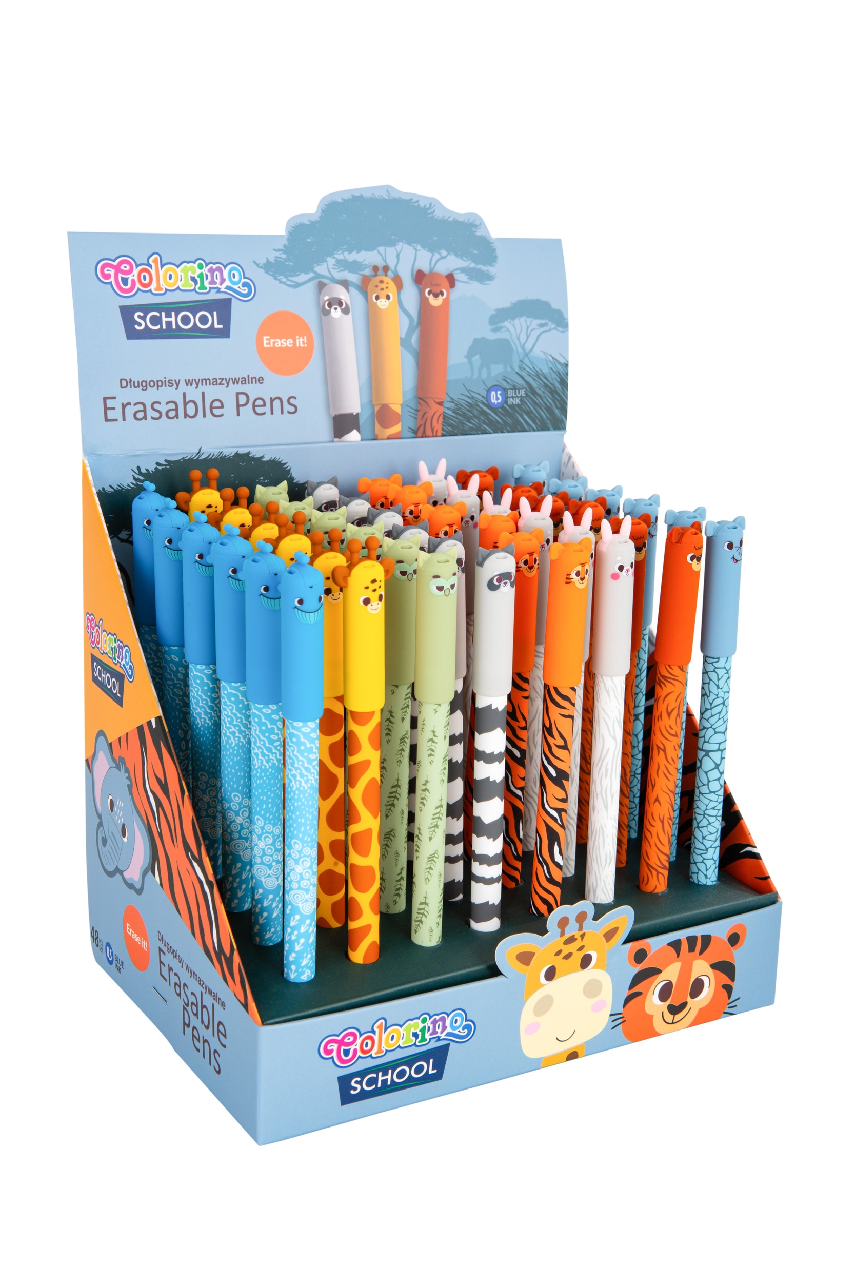 Bolígrafo tinta borrable Animal Skin Coolpack Surtido-2