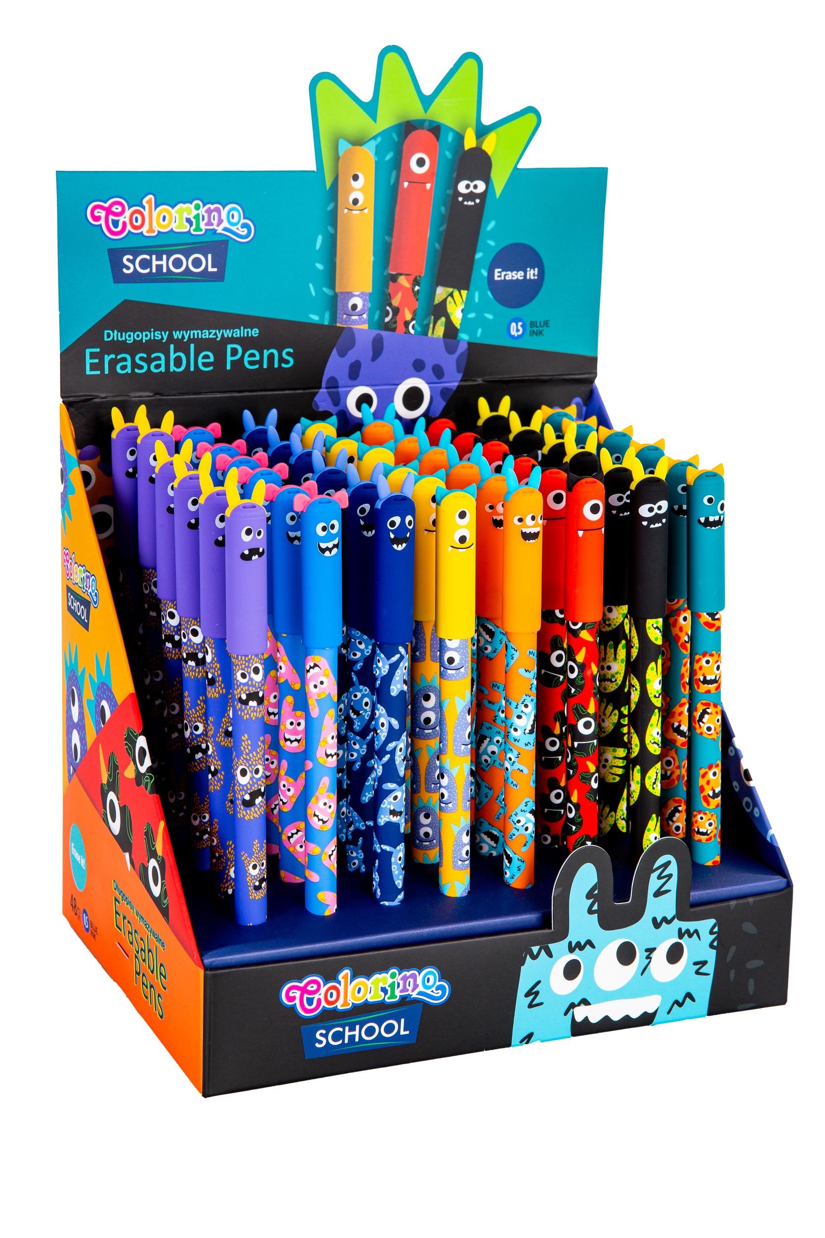 Bolígrafo tinta borrable Funny Monster Coolpack Surtido-2