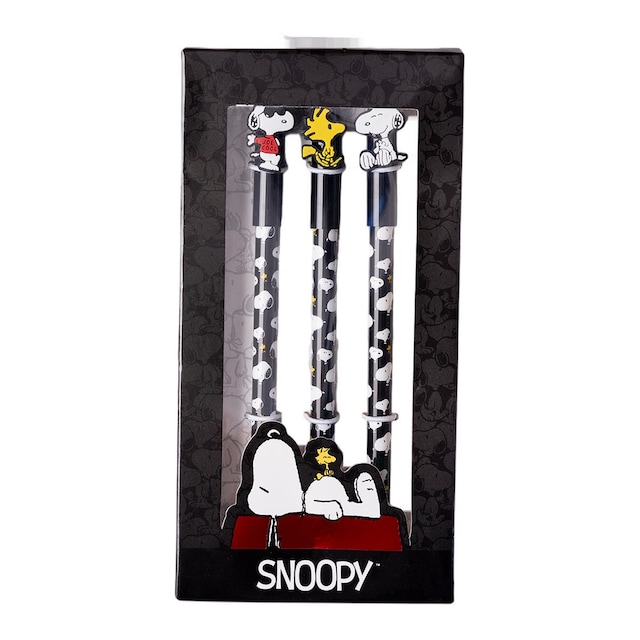 Imagen 0 de Set de boligrafos roller x3 Snoopy Mooving