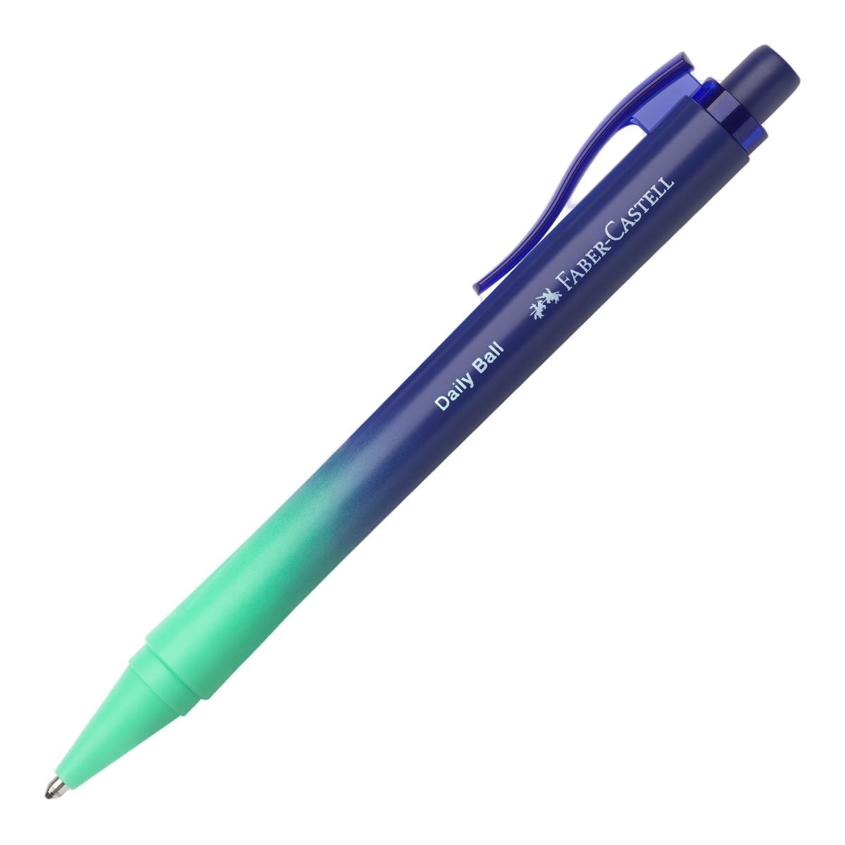 Imagen 0 de Bolígrafo Daily Ball, recambio de gran capacidad XB azul, Faber-Castell Buzzing blue