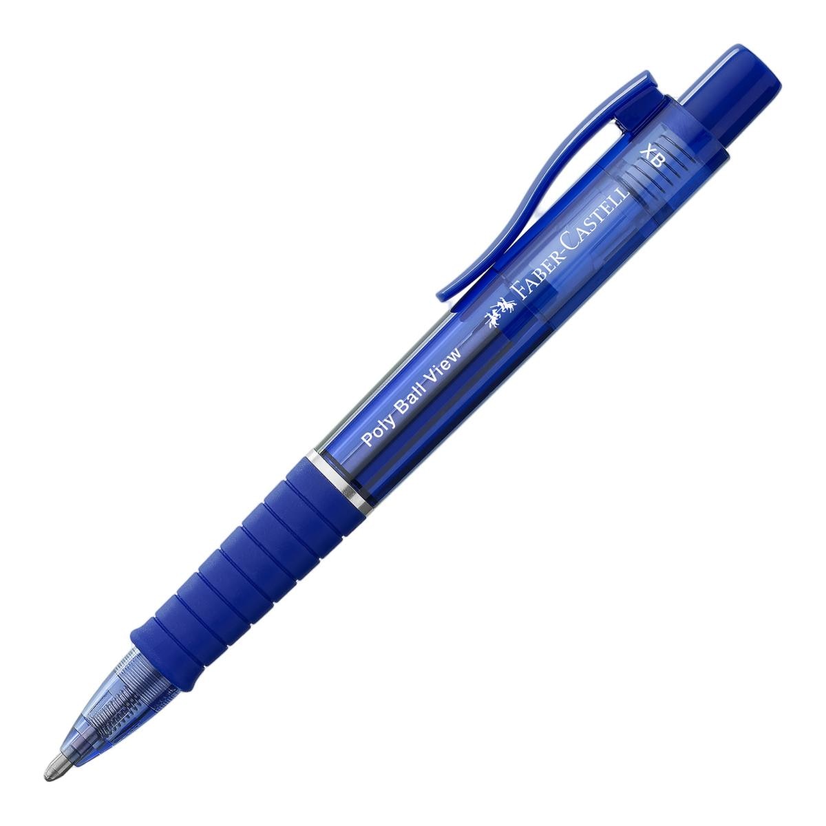 Imagen 0 de Bolígrafo PolyBall View, con recambio de gran capacidad XB Faber-Castell color azul