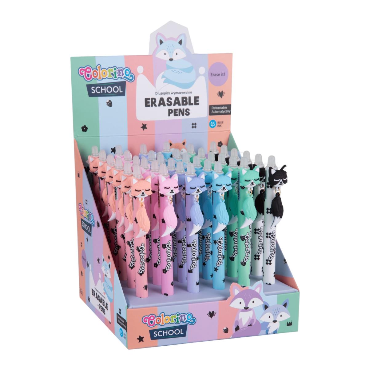 Bolígrafo tinta borrable Foxes Coolpack Surtido-2